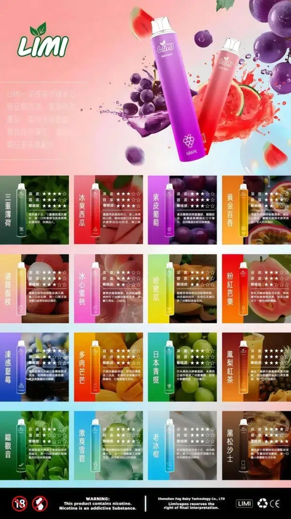 LIMI PUFFS一次性拋棄式 7000口